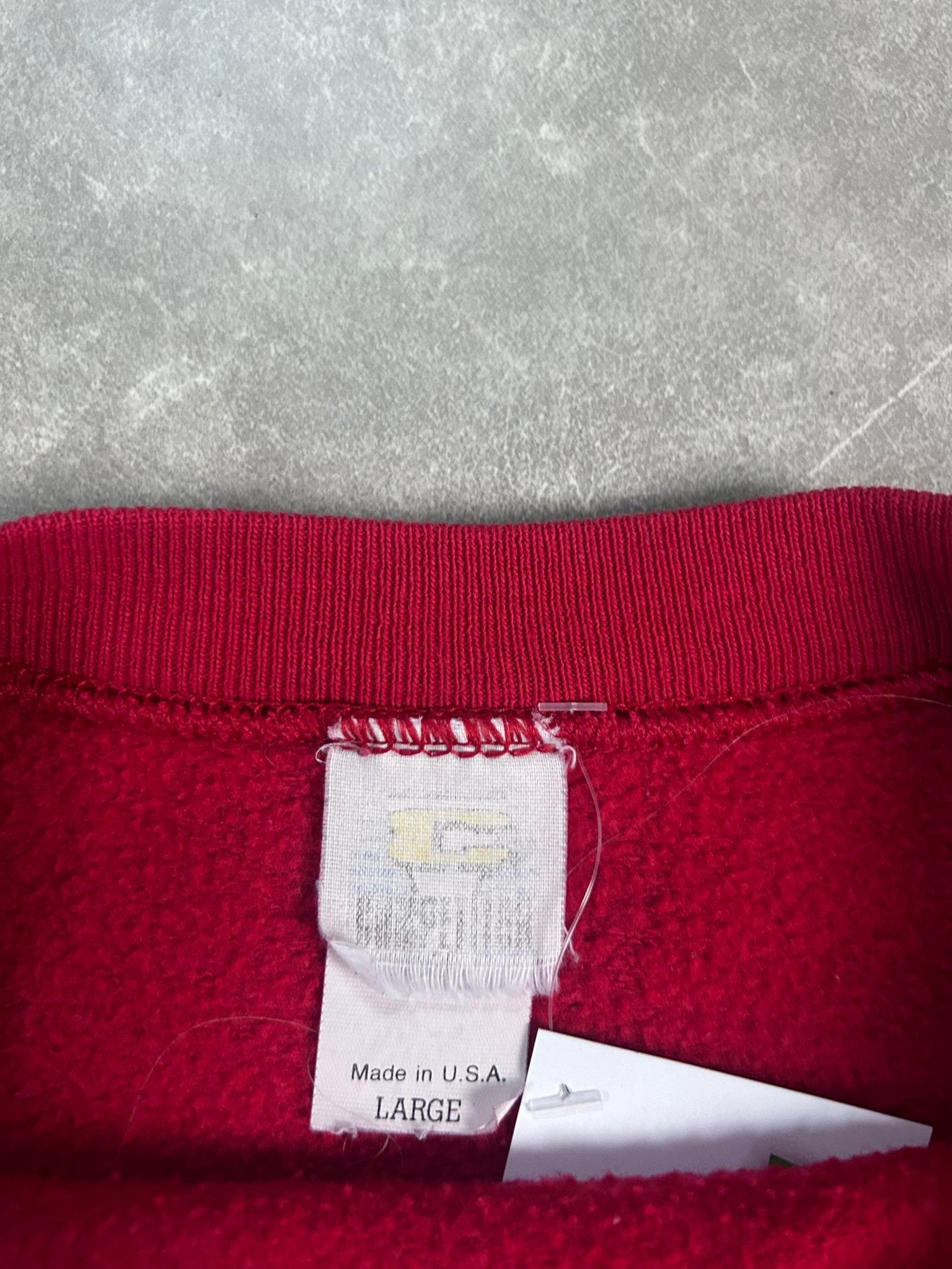 90's Vintage Kansas City Chiefs Red Crewneck - L - L | Martin City Vintage