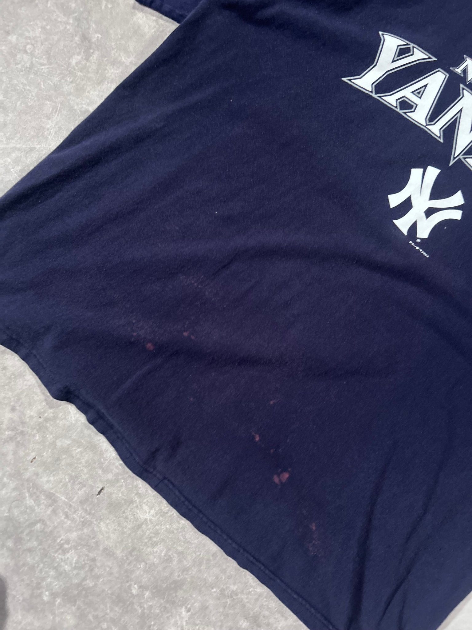 2000's Vintage New York Yankees Navy T-Shirt - XL - XL | Martin City Vintage