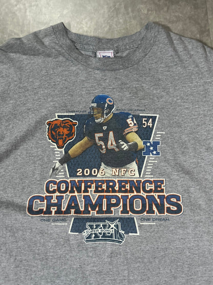 2006 Vintage Chicago Bears NFC Champions Grey T-Shirt - L - L | Martin City Vintage