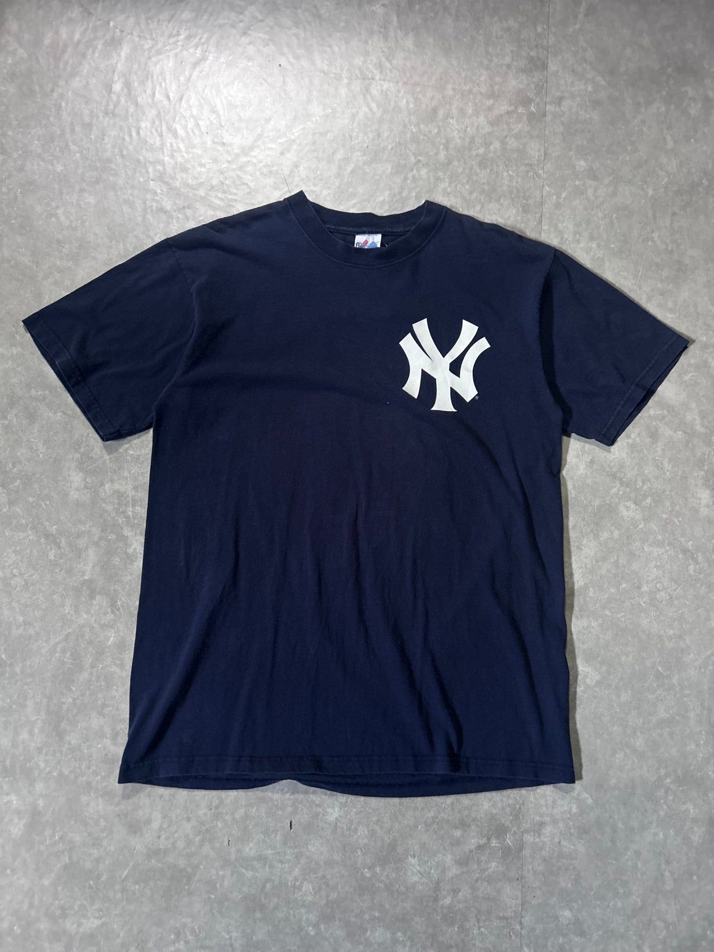 90's Vintage New York Yankees John Giambi Navy T-Shirt - L - L | Martin City Vintage