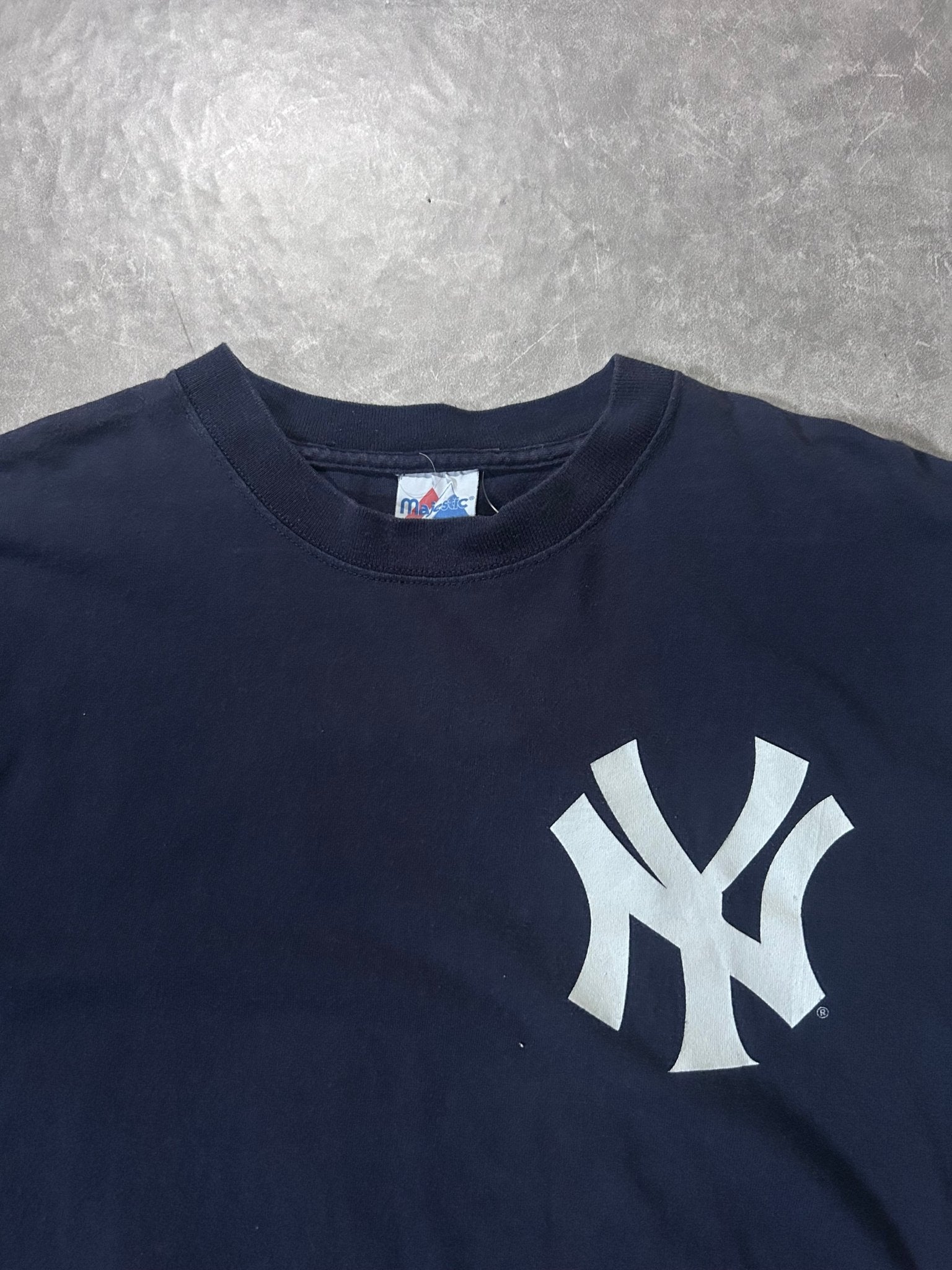 90's Vintage New York Yankees John Giambi Navy T-Shirt - L - L | Martin City Vintage