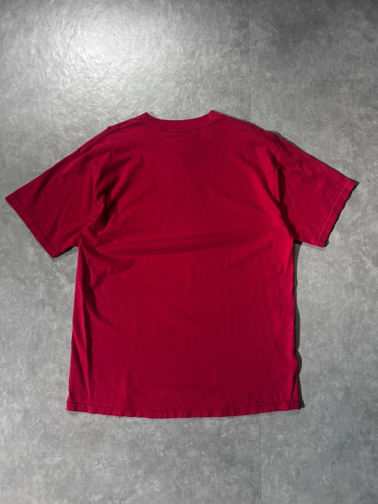 90's Vintage Kansas City Chiefs Block Letters Red T-Shirt - XL - XL | Martin City Vintage