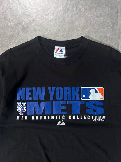 90's Vintage New York Mets Black T-Shirt - S - S | Martin City Vintage