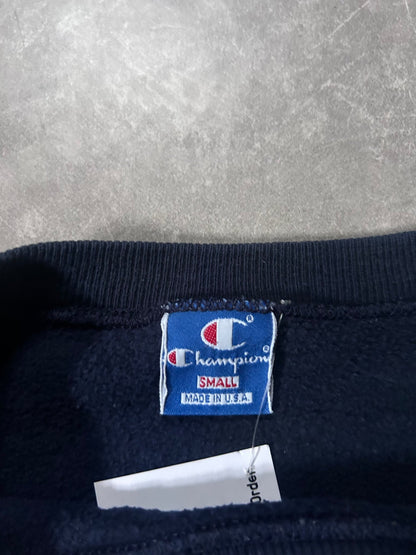 90's Vintage Notre Dame Champion Navy Crewneck - S - S | Martin City Vintage