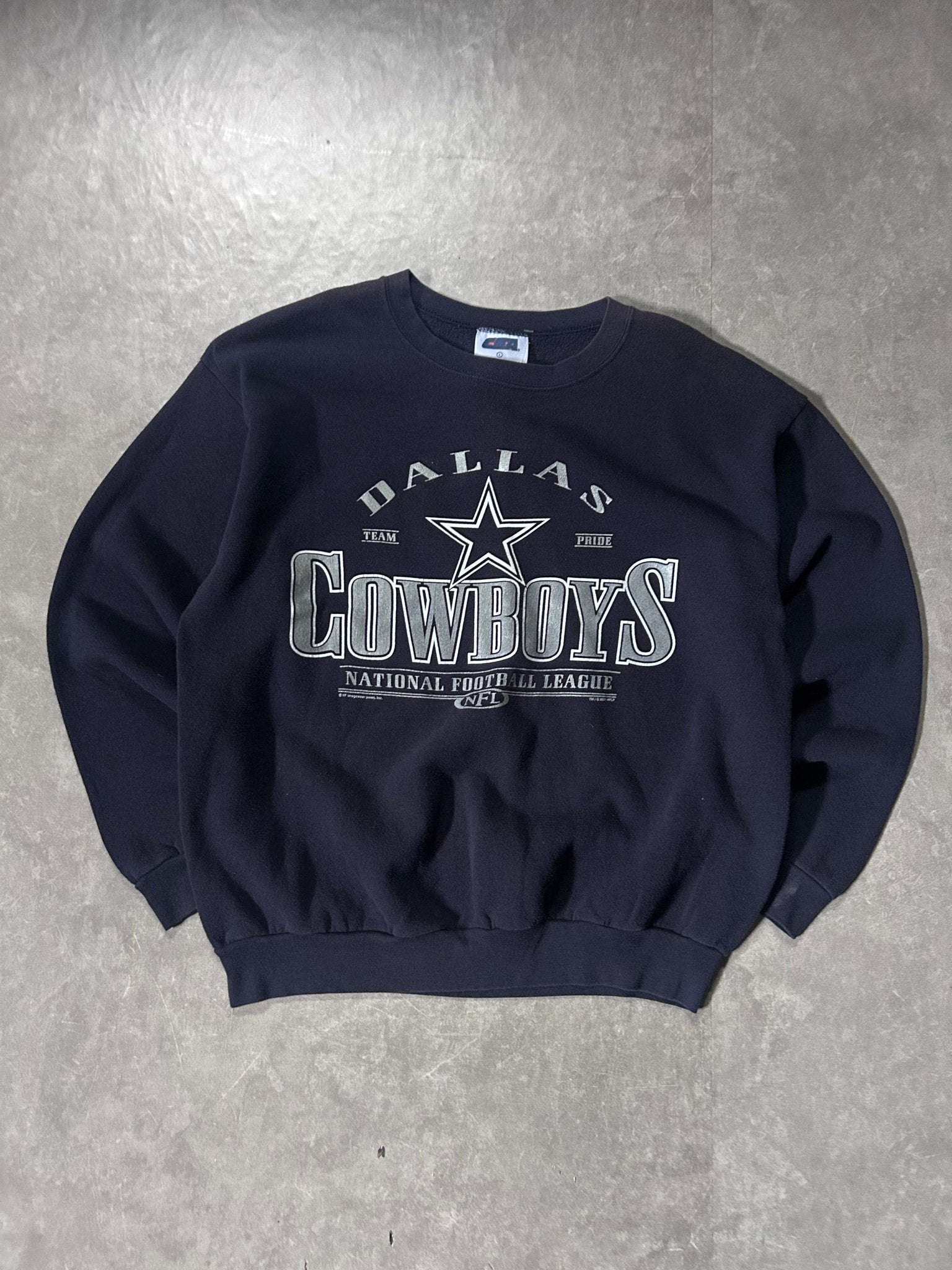 90's Vintage Dallas Cowboys Navy Crewneck - L - L | Martin City Vintage