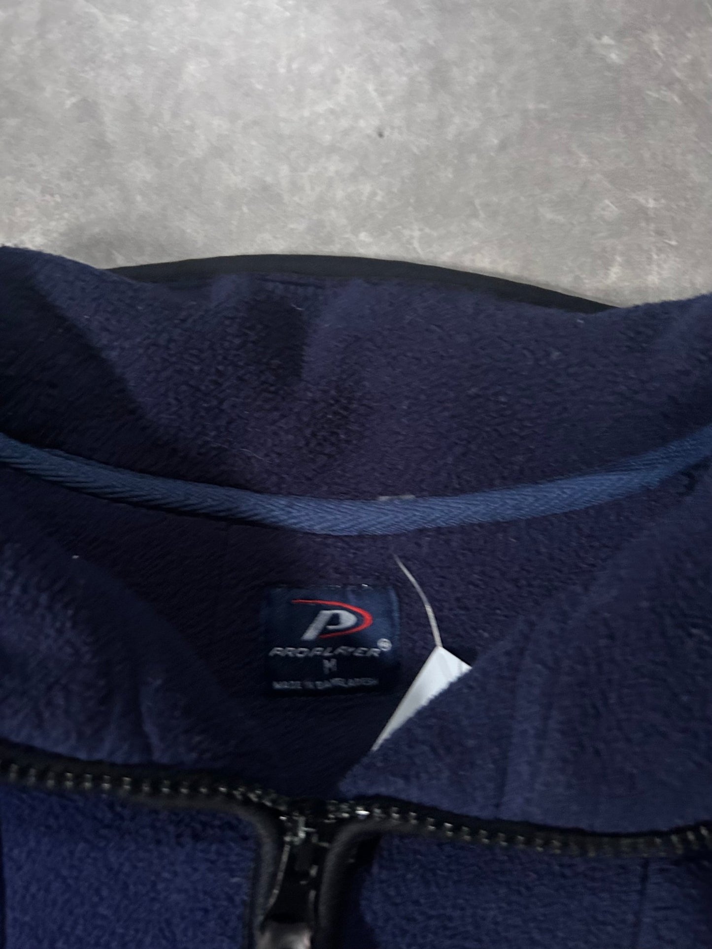 2000's Vintage Notre Dame Logo Cotton Navy Quarter Zip Up - M - M | Martin City Vintage