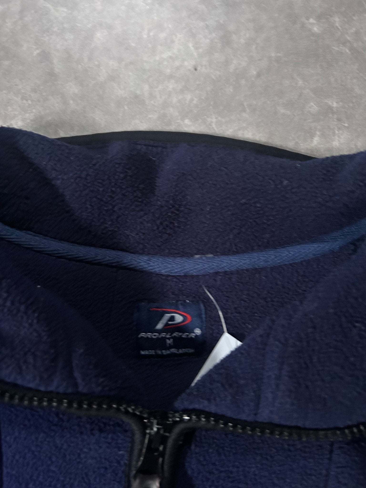 2000's Vintage Notre Dame Logo Cotton Navy Quarter Zip Up - M - M | Martin City Vintage