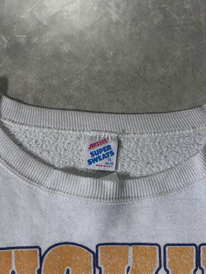 1992 Vintage Washington Huskies Rose Bowl Distressed White Crewneck - XL - XL | Martin City Vintage