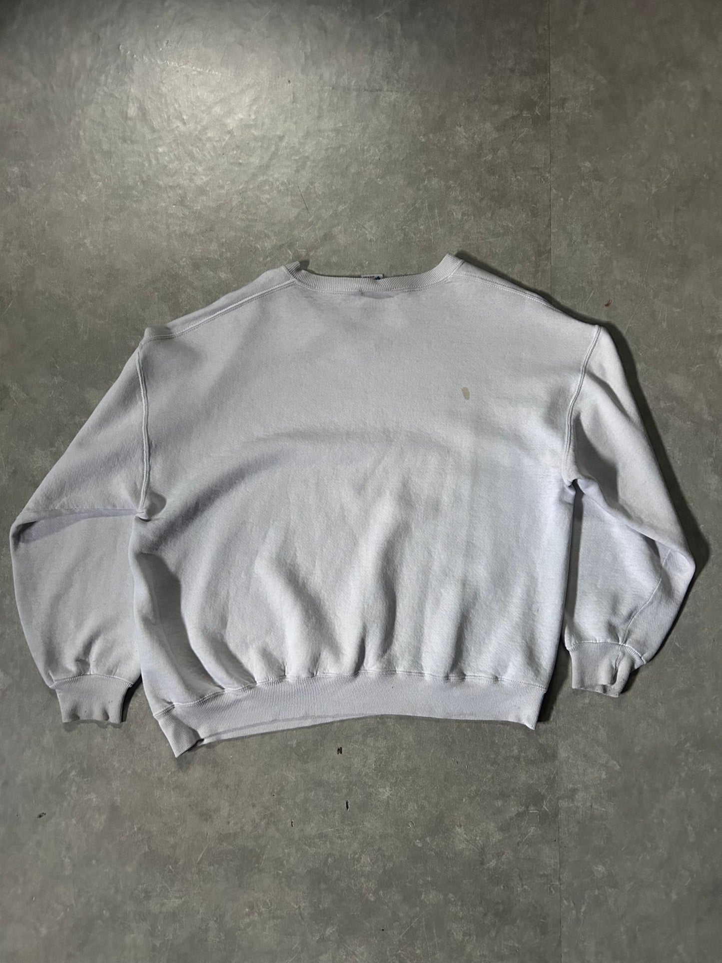 1992 Vintage Washington Huskies Rose Bowl Distressed White Crewneck - XL - XL | Martin City Vintage