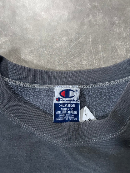 90's Vintage Wisconsin Badgers Champion Grey Crewneck - XL - XL | Martin City Vintage