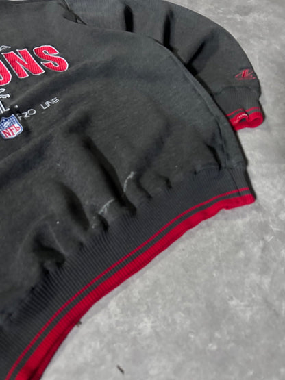 90's Vintage Atlanta Falcons NFL Pro Line Grey Crewneck - L - L | Martin City Vintage