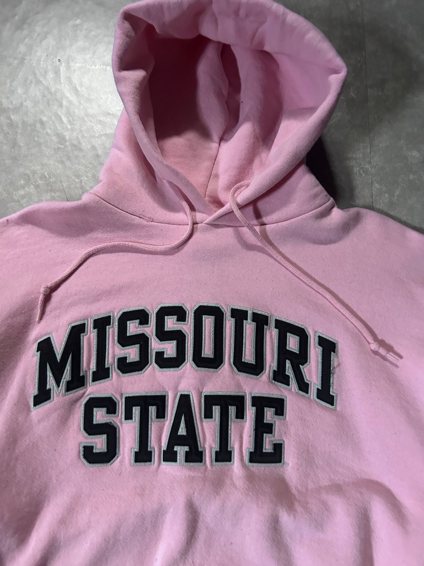 2000's Vintage Missouri State Embroidered Pink Hoodie - L - L | Martin City Vintage