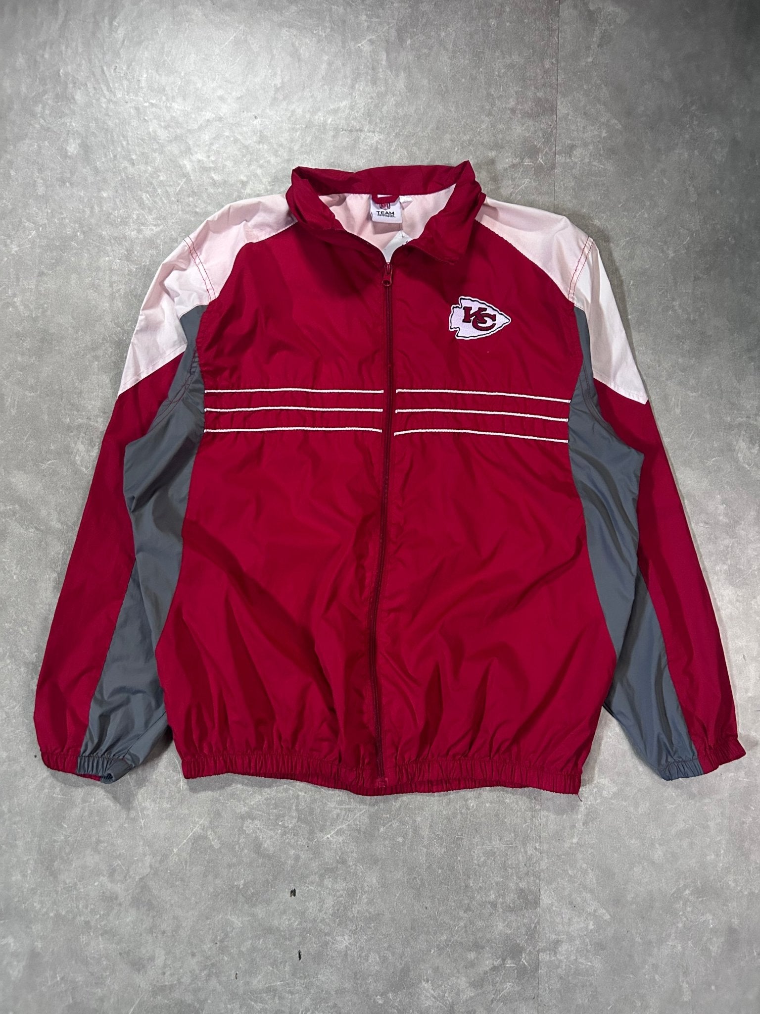 2000's Vintage Kansas City Chiefs Windbreaker Red - XL - XL | Martin City Vintage