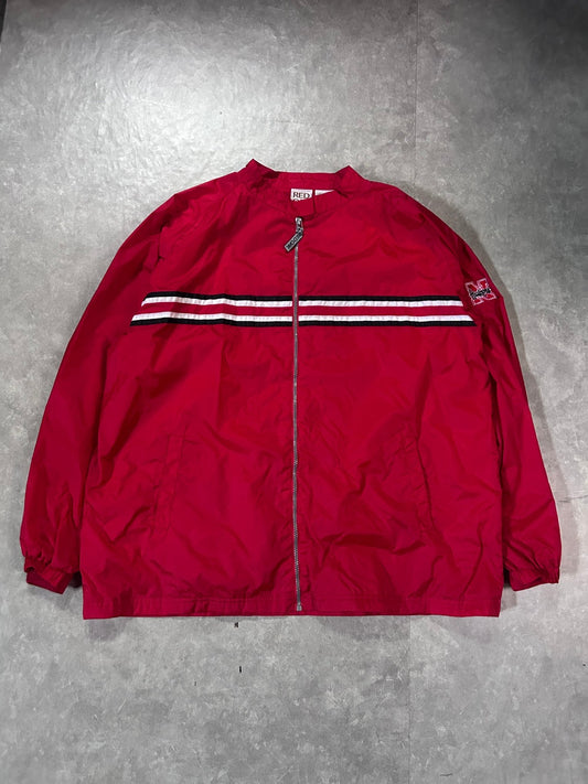 90's Vintage Nebraska Cornhuskers Windbreaker Red - XXL - XXL | Martin City Vintage