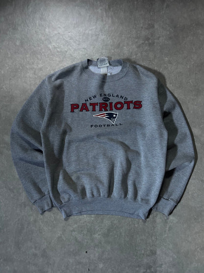 90's Vintage New England Patriots Lee Grey Crewneck - XL - XL | Martin City Vintage