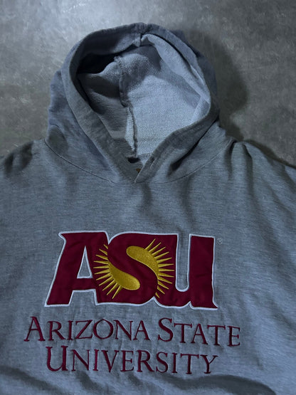 2000's Vintage Arizona State Sun Devils Embroidered Grey Hoodie - L - L | Martin City Vintage