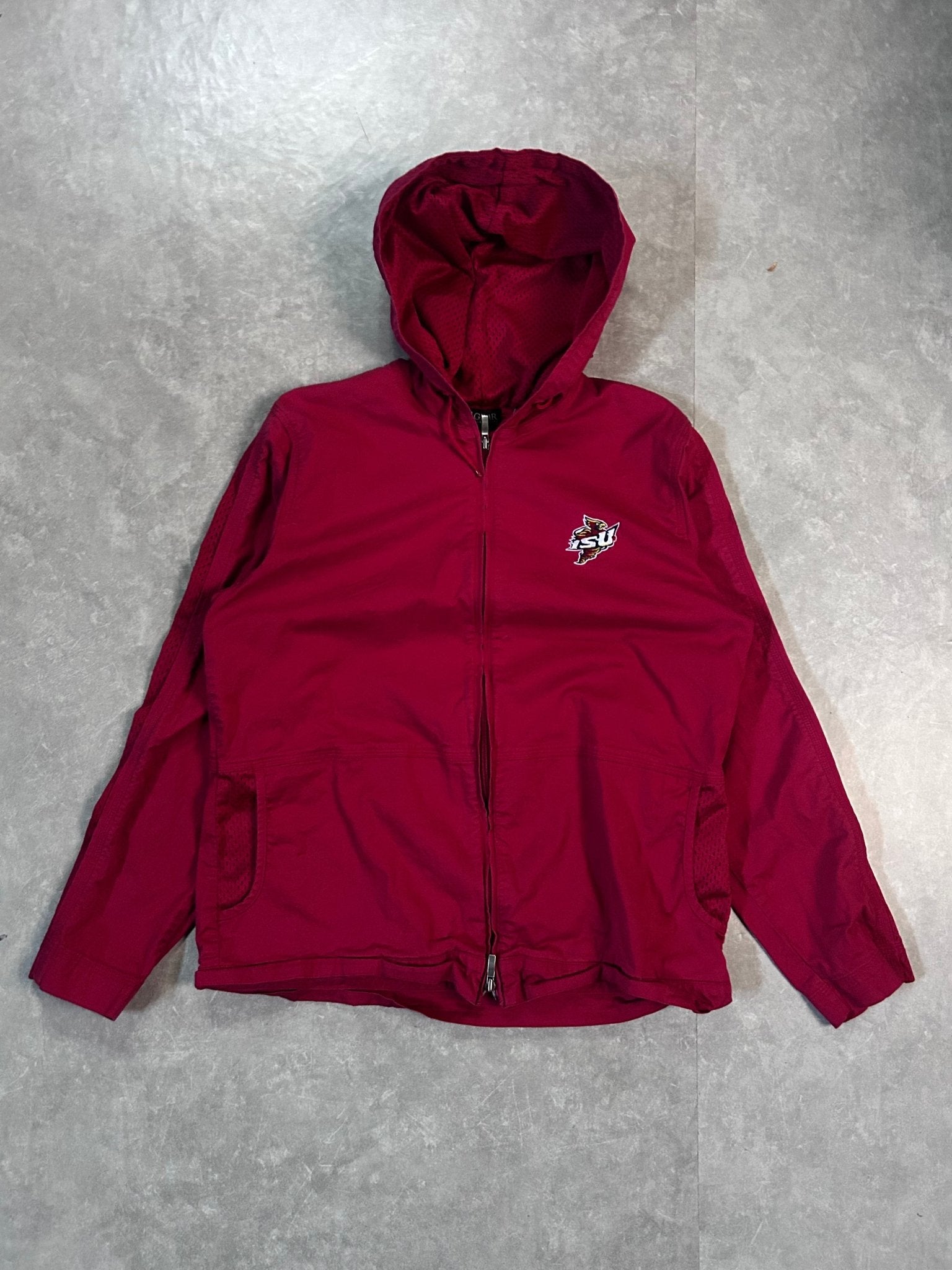 2000's Vintage Iowa State Cyclones Red Windbreaker - L - L | Martin City Vintage