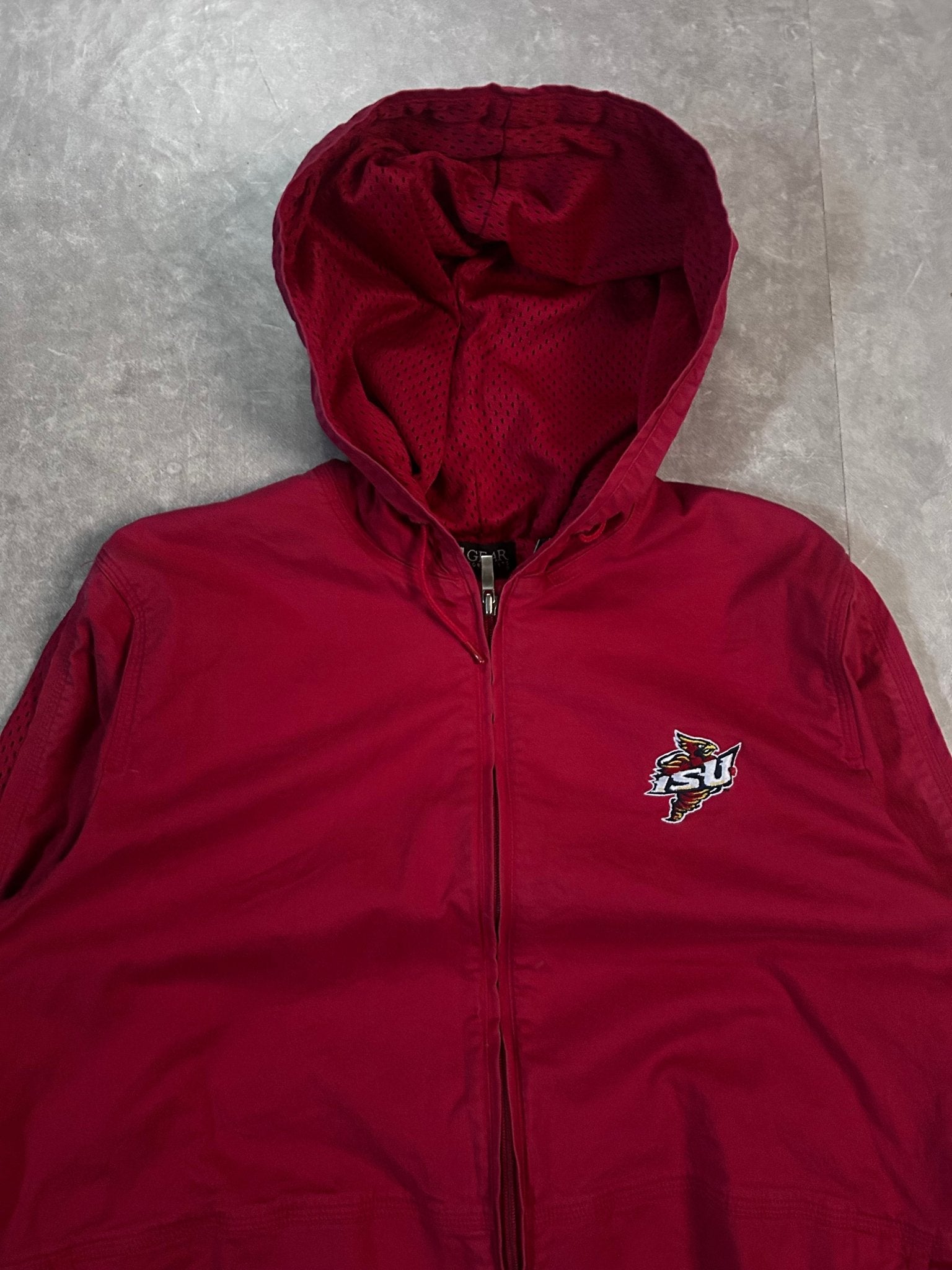 2000's Vintage Iowa State Cyclones Red Windbreaker - L - L | Martin City Vintage