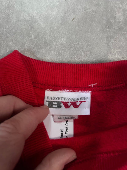 90's Vintage Oklahoma Sooners Big Print Red Crewneck - XL - XL | Martin City Vintage