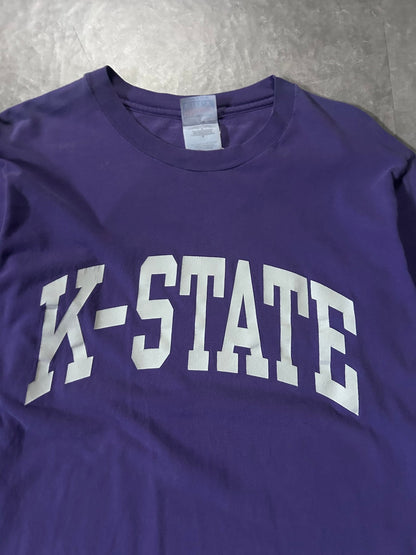 90's Vintage Kansas State Wildcats Purple Long Sleeve Shirt - M - M | Martin City Vintage