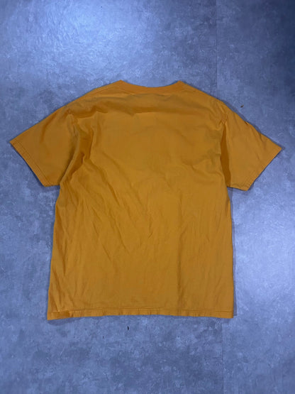 90's Vintage Kansas City Chiefs Embroidered Yellow T-Shirt - L - L | Martin City Vintage