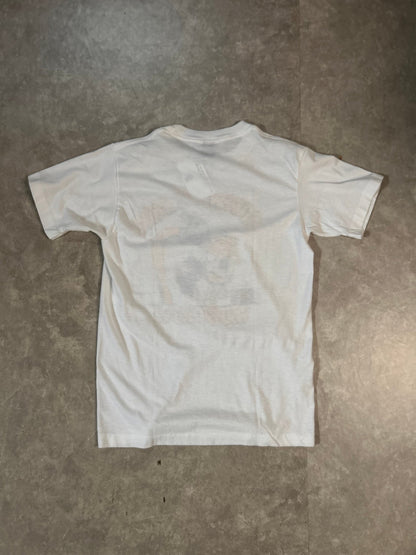 1987 Vintage Wichita State "Stuffin' the Hawks" White T-Shirt - M - M | Martin City Vintage