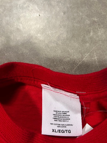 2000's Vintage Detroit Red Wings Stanley Cup Red T-Shirt - XL - XL | Martin City Vintage