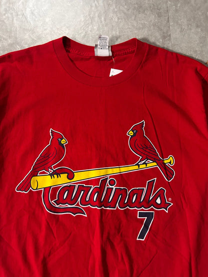 2000's Vintage St. Louis J.D. Drew Cardinals Red T-Shirt - L - L | Martin City Vintage