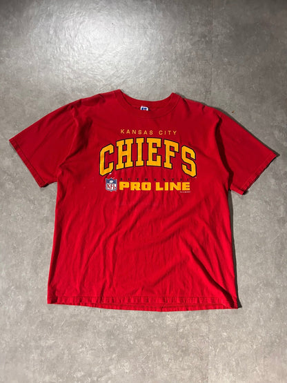 90's Vintage Kansas City Chiefs Pro Line Red T-Shirt - XL - XL | Martin City Vintage