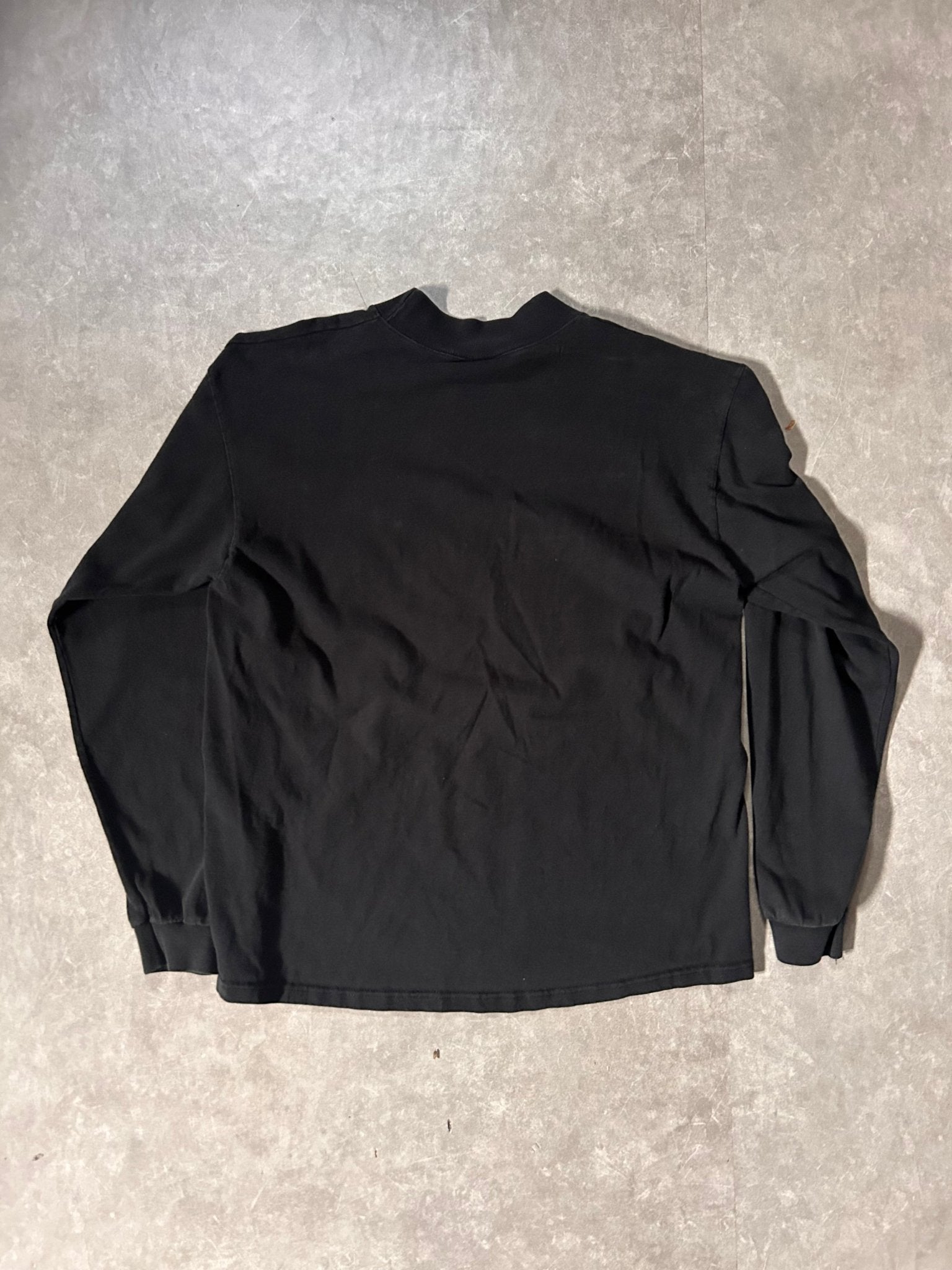 90's Vintage Mizzou Tigers Embroidered Black Long Sleeve - L - L | Martin City Vintage