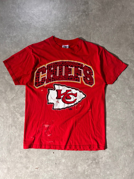 2000's Vintage Kansas City Chiefs Distressed Red T-Shirt - L - L | Martin City Vintage