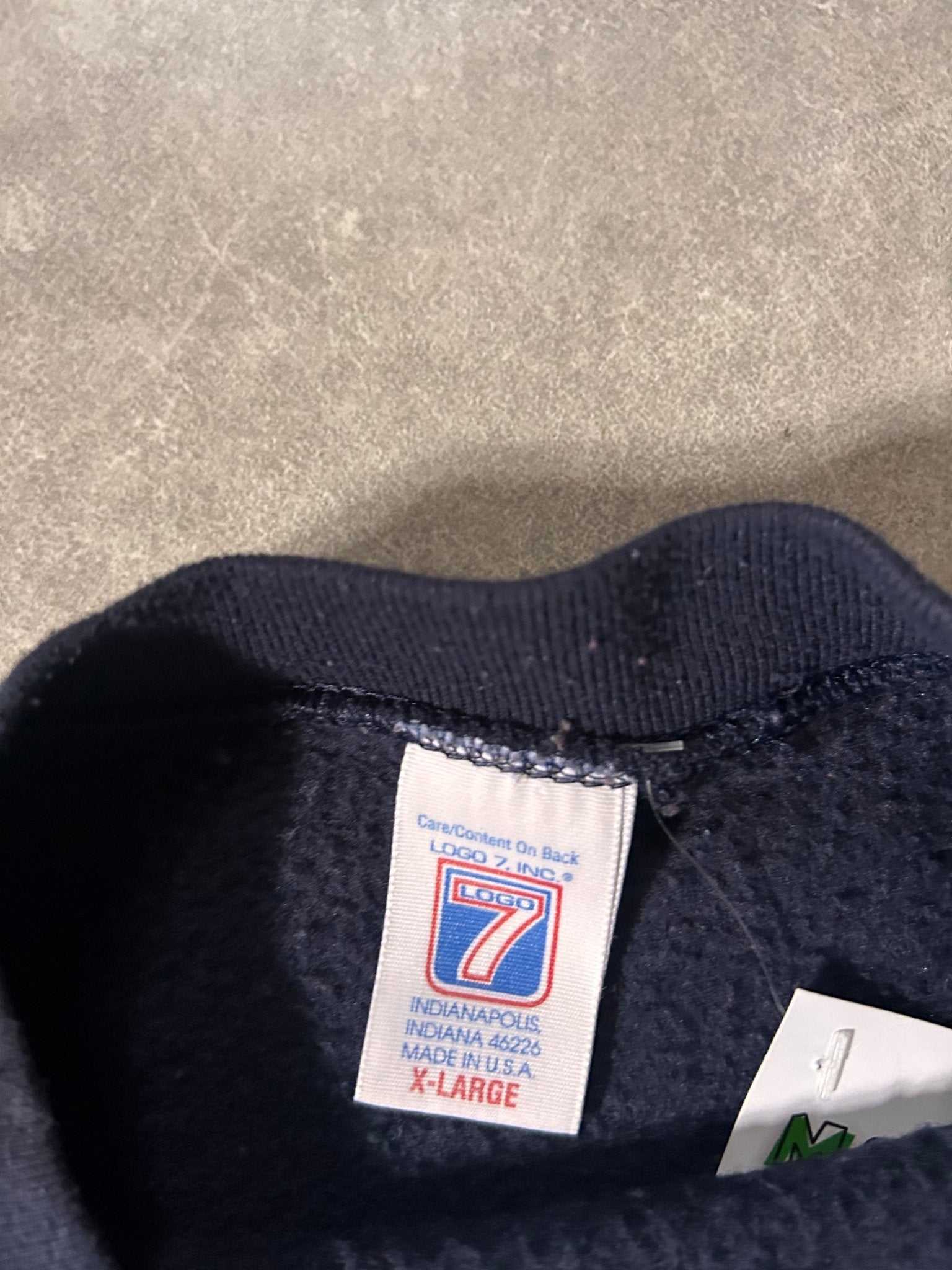 90's Vintage Dallas Cowboys Logo7 Navy Crewneck - XL - XL | Martin City Vintage