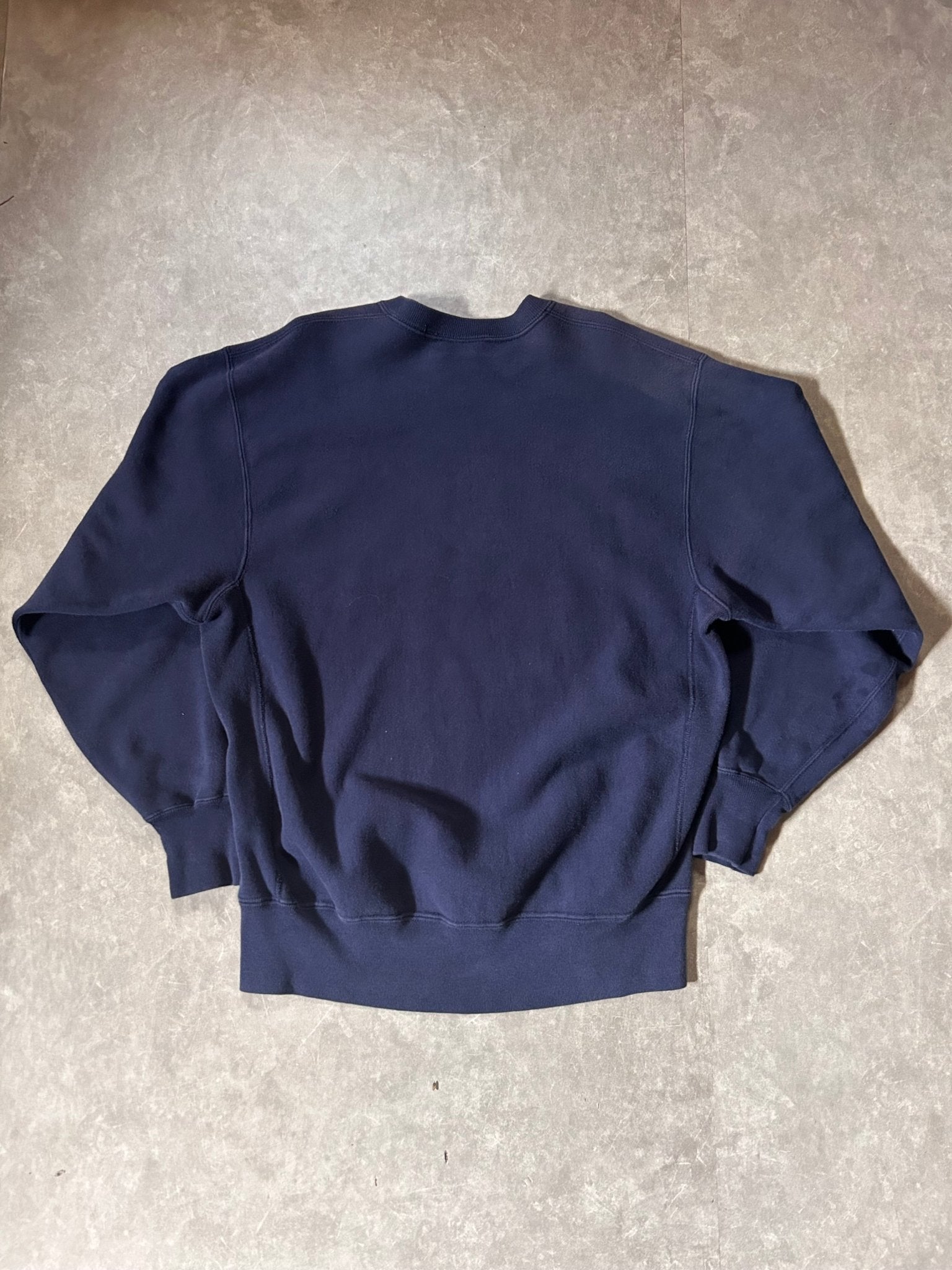 90's Vintage Texas Christian University Crest Navy Crewneck - XL - XL | Martin City Vintage