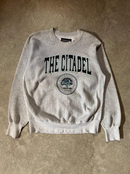 90's Vintage The Citadel Reverse Weave Heather Grey Crewneck - XL - XL | Martin City Vintage