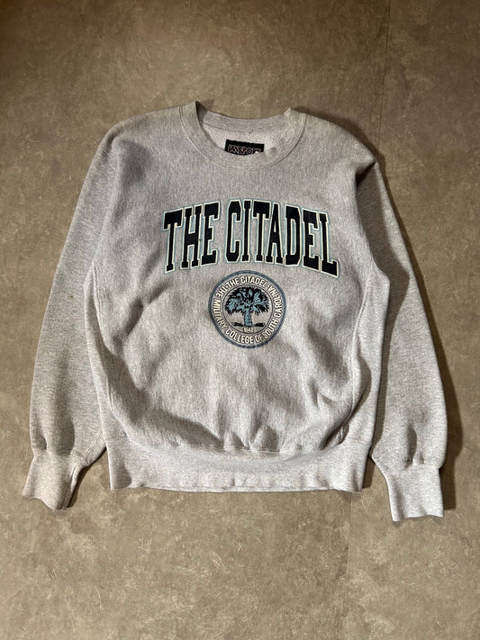 90's Vintage The Citadel Reverse Weave Heather Grey Crewneck - XL - XL | Martin City Vintage