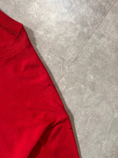 90's Vintage Indiana Hoosiers Big Print Red T-Shirt - XL - XL | Martin City Vintage