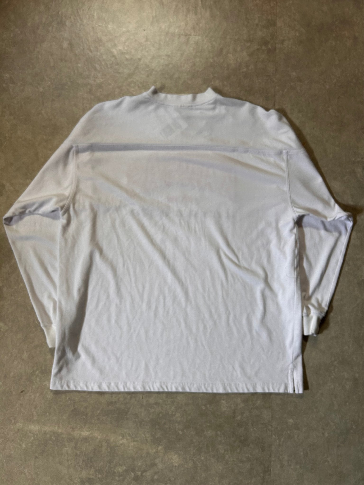 90's Vintage Kansas Jayhawks Embroidered White Crewneck - XXL - XXL | Martin City Vintage