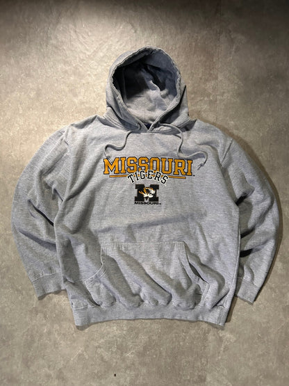 2000's Vintage Missouri Tigers Grey Hoodie - XL - XL | Martin City Vintage