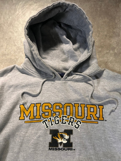 2000's Vintage Missouri Tigers Grey Hoodie - XL - XL | Martin City Vintage