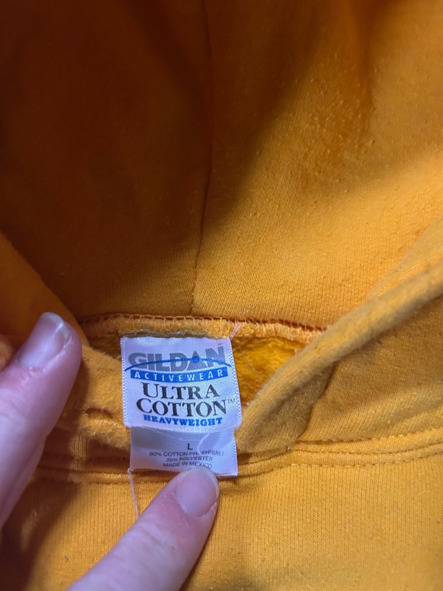 2000's Vintage Mizzou Tigers Yellow Hoodie - L - L | Martin City Vintage