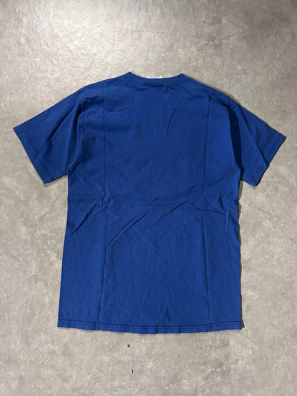 90's Vintage Kansas City Monarchs Blue Embroidered T-Shirt - M - M | Martin City Vintage