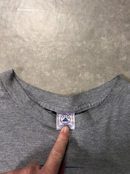 2000's Vintage Kansas Jayhawks Grey T-Shirt - XXXL - XXXL | Martin City Vintage