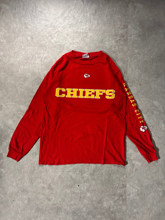 2000's Vintage Kansas City Chiefs Red Long Sleeve - M - M | Martin City Vintage