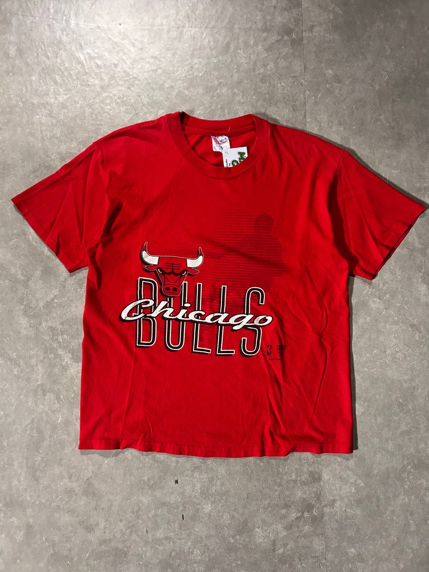 90's Vintage Chicago Bulls Red T-Shirt - L - L | Martin City Vintage