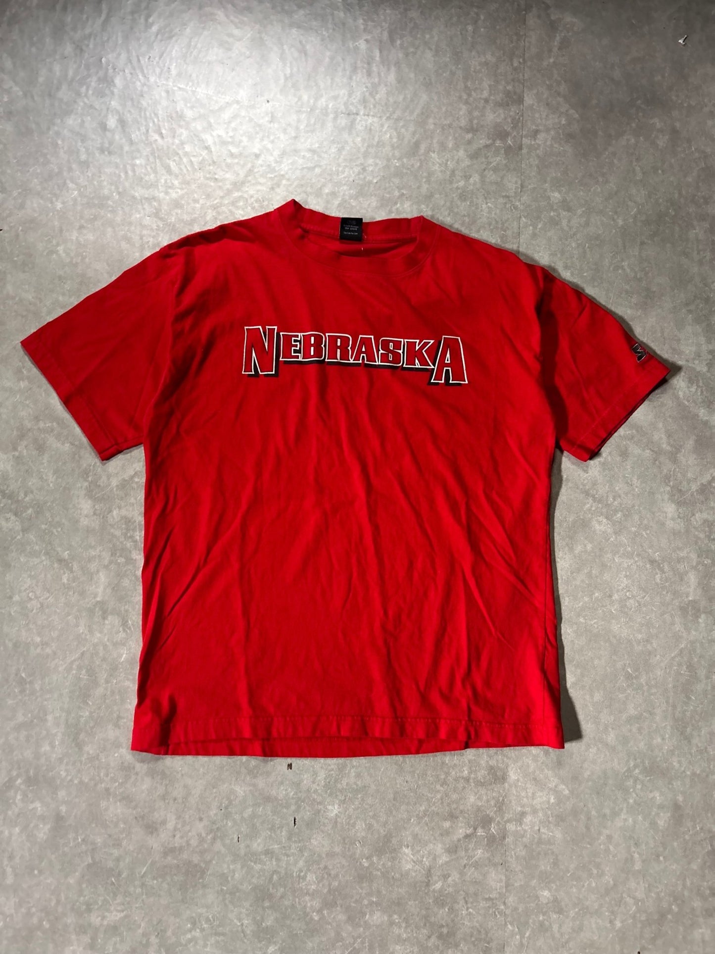 2000's Vintage Nebraska Cornhuskers Starter Red T-Shirt - XL - XL | Martin City Vintage