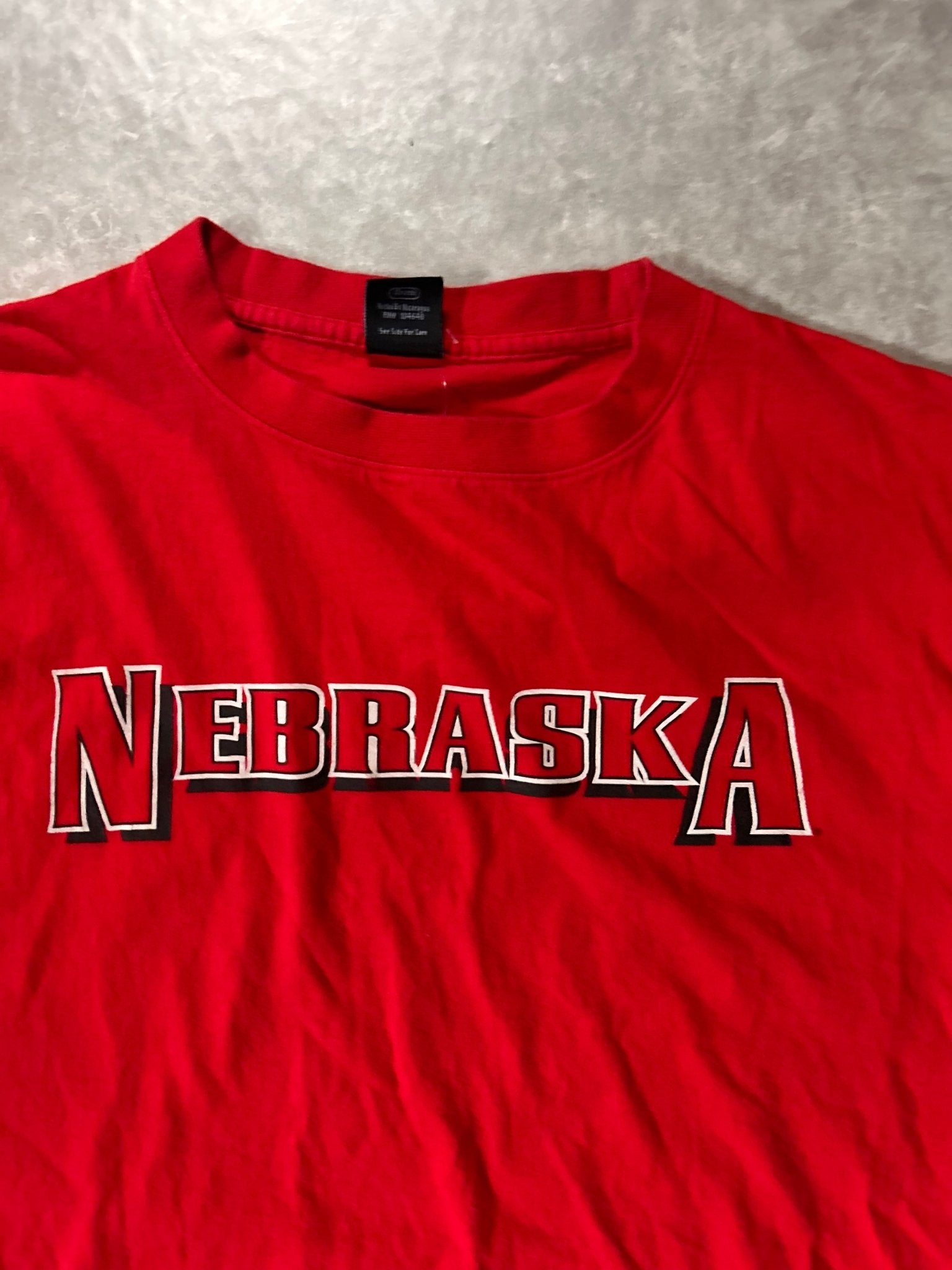 2000's Vintage Nebraska Cornhuskers Starter Red T-Shirt - XL - XL | Martin City Vintage