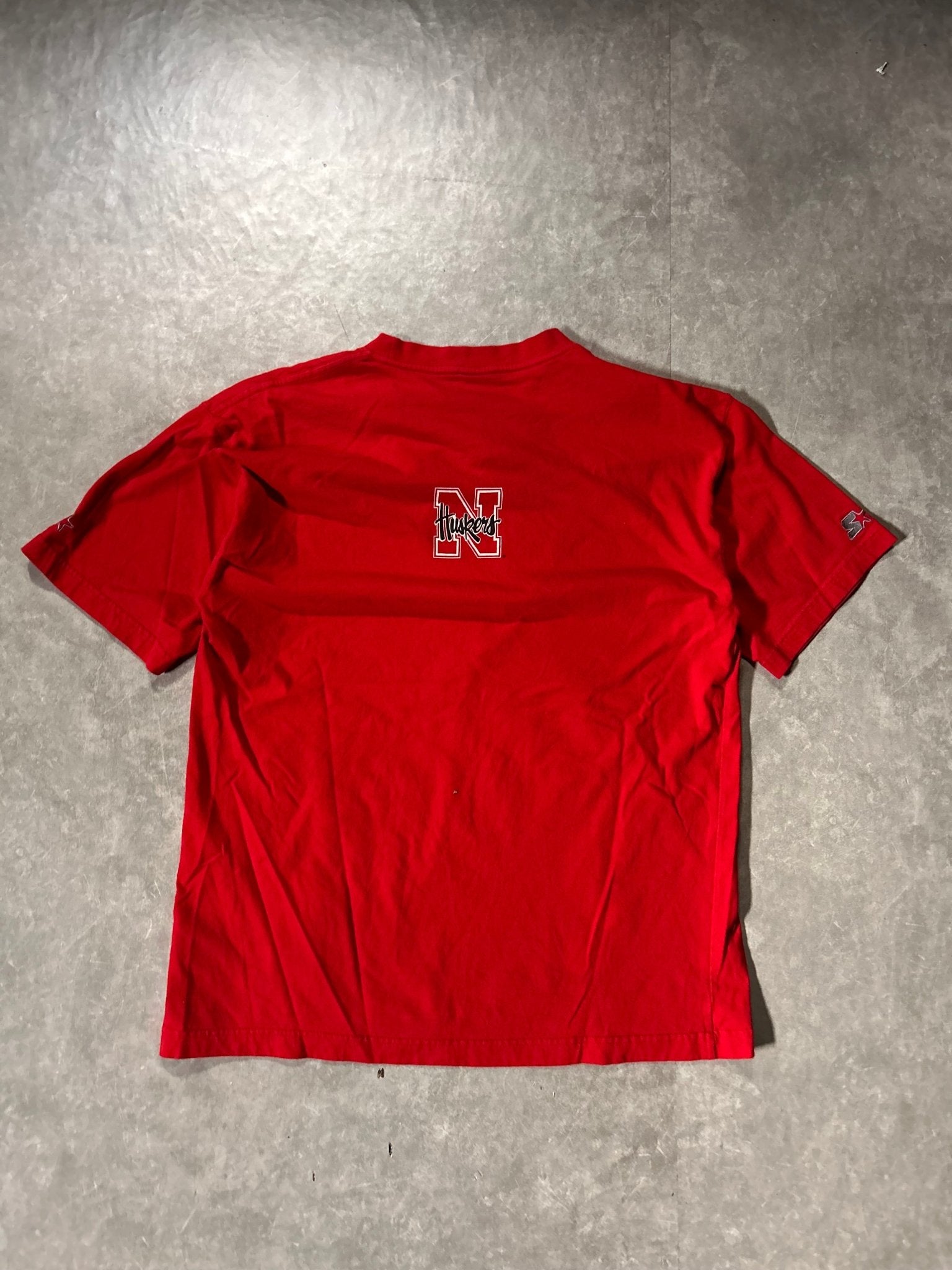 2000's Vintage Nebraska Cornhuskers Starter Red T-Shirt - XL - XL | Martin City Vintage