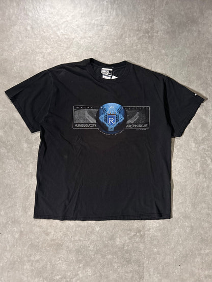 2000 Vintage Kansas City Royals Puma Black T-Shirt - XL - XL | Martin City Vintage