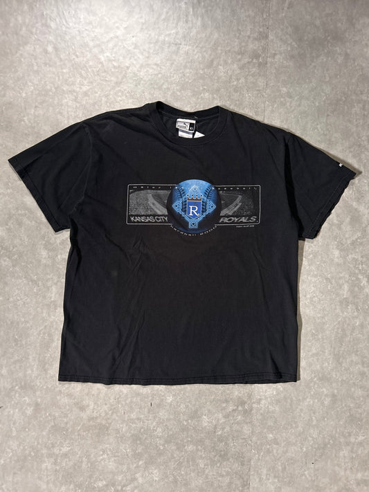 2000 Vintage Kansas City Royals Puma Black T-Shirt - XL - XL | Martin City Vintage