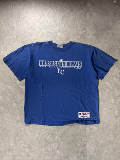 90's Vintage Kansas City Royals Majestic Blue T-Shirt - L - L | Martin City Vintage